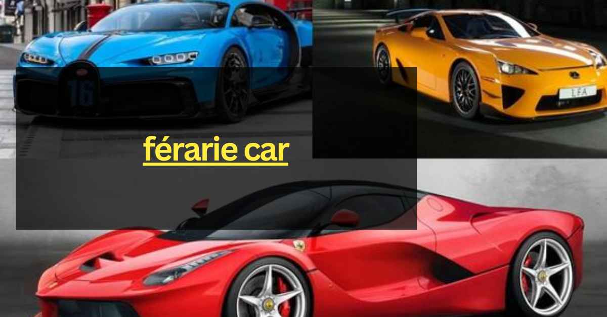 férarie car