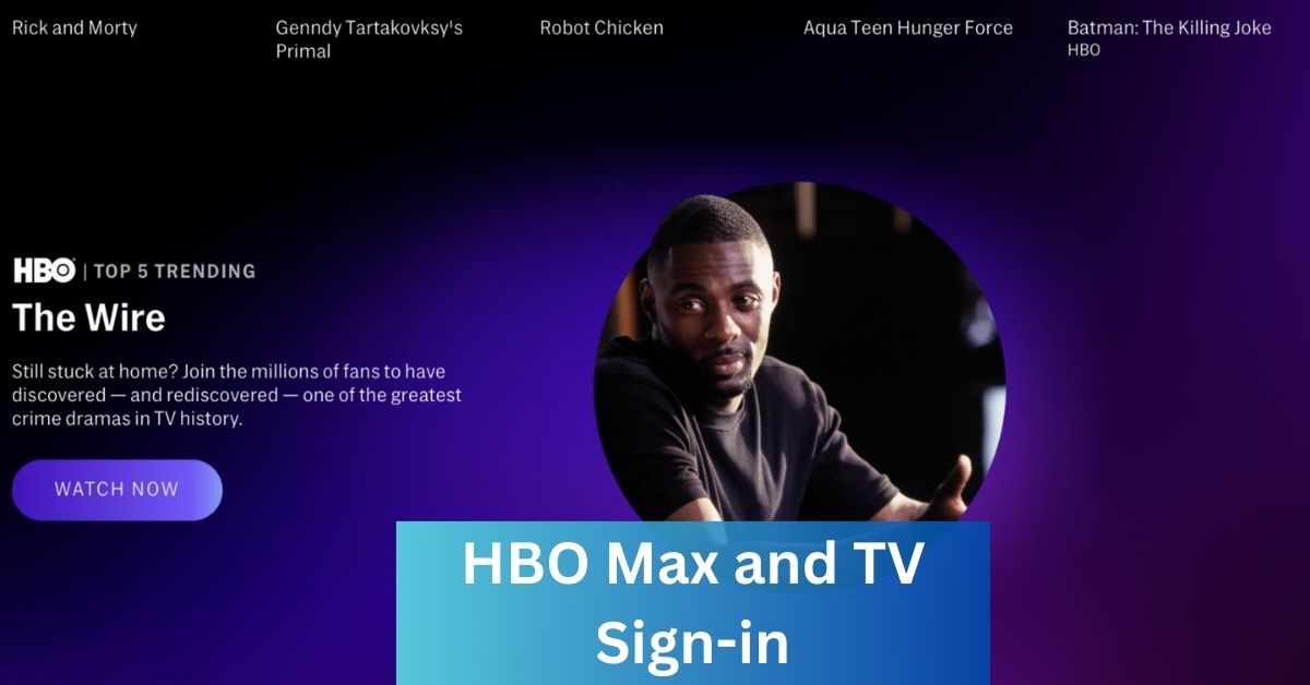 HBO Max and TV Sign-in