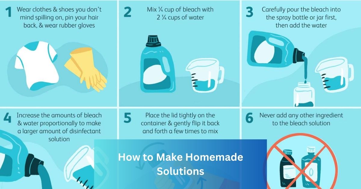 How to Make Homemade Solutions